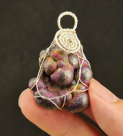 Fine Grade "HARUKA Giant Buddha Bead" Original Stone Pendant | Red x Silver x Gold x Purple | Elite Core Material | Dynamic Momentum & Emotional Composure | Natural Malaysian Leklai | Convertible to Keychain