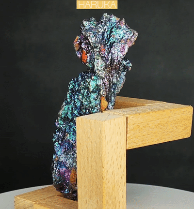 | Top premium rare Iridescent Goethite, Turgite, Hematite, Iridescent | COLOUR: Green, Silver, Purple | 100% natural color |