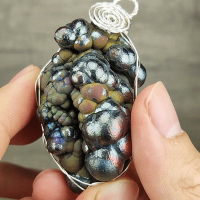 Premium Green & Silver Leklai Pendant | 5.2cm Heavyweight Core | Career Vitality & Shielding | Malaysia Natural Leklai