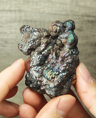 | Top premium rare Iridescent Goethite, Turgite, Hematite, Iridescent | COLOUR: Gold, Green, Turgite with White Quartz,Crystal | 100% natural color |