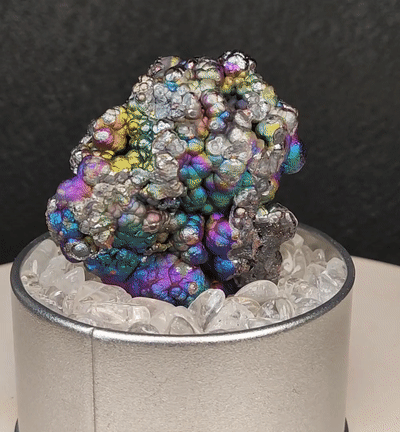 | Top premium rare Iridescent Goethite, Turgite, Hematite, Iridescent | COLOUR: silver, blue, purple, green, gold | 100% natural color |