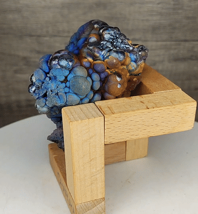 "HARUKA Giant Buddha Bead" Blue Tree of Life Specimen | Blue x Brown x Yellow x Silver | Elite Old Core Material | Wellbeing & Abundance Anchor | Natural Malaysian Leklai
