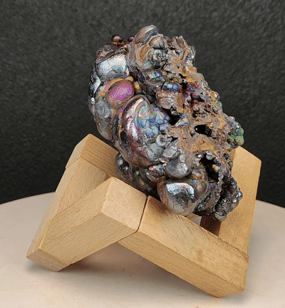 "HARUKA Giant Buddha Bead" Rainbow Double-Sided Specimen | Pink x Green x Purple x Silver | Elite Old Core Material | Universal Frequency & Emotional Composure | Natural Malaysian Leklai