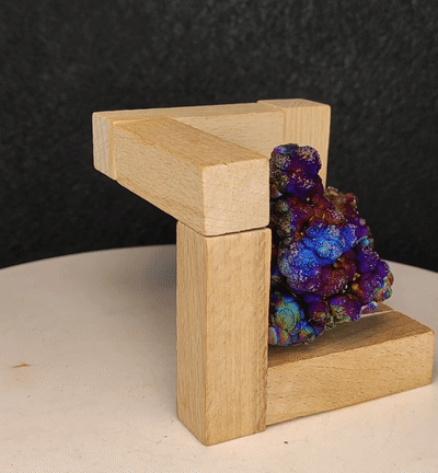 Collector's Grade "HARUKA Giant Buddha Bead" Mystic Purple-Blue Specimen | Deep Blue x Purple | Elite Old Core Material | Emotional Equilibrium & High-Frequency Shield | Natural Malaysian Leklai