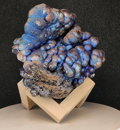 | Top premium rare Iridescent Goethite, Turgite, Hematite, Iridescent | COLOUR: Dark blue, Light blue, Green, Gold | 100% natural color |