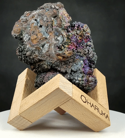 [Masterpiece Vintage] Purple & Green Rainbow Gallstone Leklai | Elite Wisdom, Career Manifestation, Core Energy Anchor | Large-Scale Sacred Living Stone