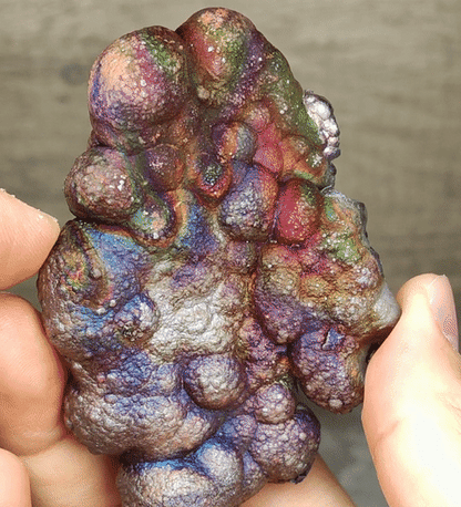 稀有老料大佛珠｜7.9cm 紫橙綠滿色膽料：穩定地位、事業生機與情緒智慧之光