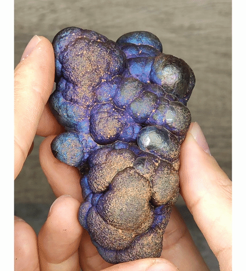 | Top premium rare Iridescent Goethite, Turgite, Hematite, Iridescent | COLOUR: Purple| 100% natural color |