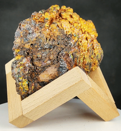 [Golden Prosperity] 11CM Premium Golden Rainbow Gallstone Leklai | Peak Wealth Manifestation | Core Energy Anchor | Executive Field Protection