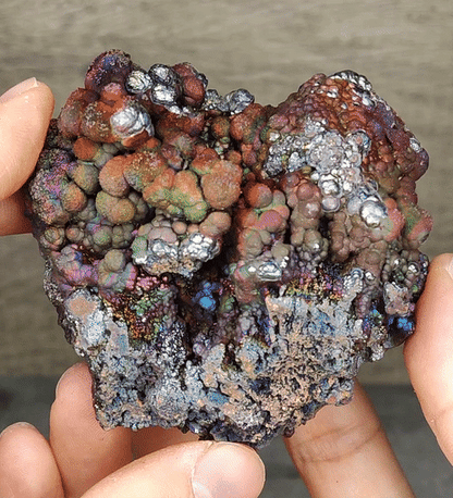 | Top premium rare Iridescent Goethite, Turgite, Hematite, Iridescent | COLOUR: Purple, orange, blue | 100% natural color |