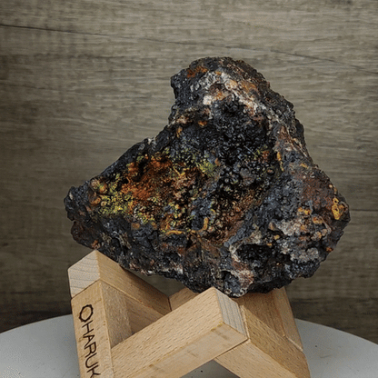 Rainbow Leklai x Shimmering Crystal Fragments | Gallstone Core | Rare Gold, Orange & Pink | Abundance & Social Harmony