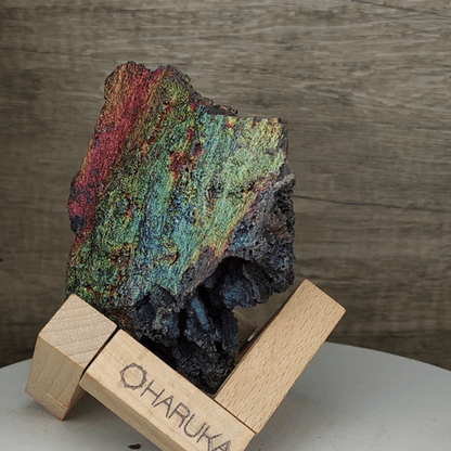 Premium Rainbow Leklai Statue | Quad-Color Radiance (Gold, Orange, Pink, Green) | Abundance, Career & Total Aura Harmony