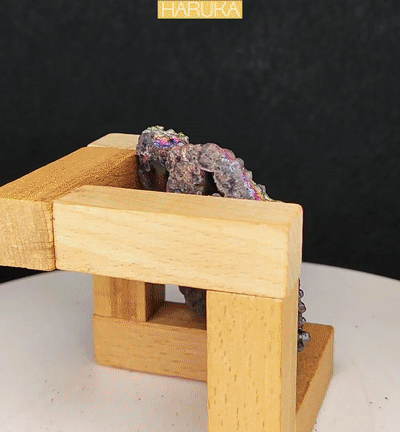 Top Grade Gold-Green-Blue Manifestation | Business Expansion & Spiritual Recovery Strategic Execution | Natural Malaysian Leklai Living Stone (Aged Dan Core)