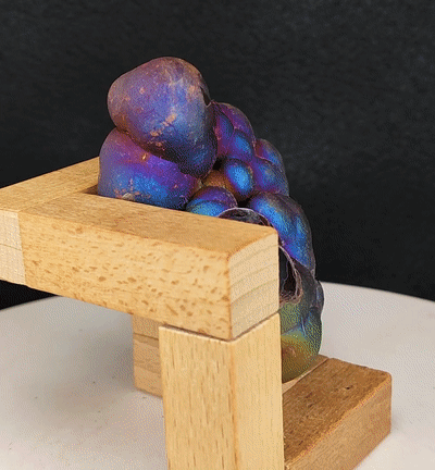 | Top premium rare Iridescent Goethite, Turgite, Hematite, Iridescent | COLOUR: Blue, Green, Pink| 100% natural color |