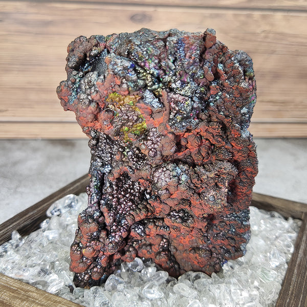 | Top premium rare Iridescent Goethite, Turgite, Hematite, Iridescent | COLOUR: Pink, Purple, Green | 100% natural color |