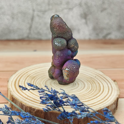 上品 4.4cm 亞嚕家大佛柱｜極粗身肥柱膽料：紫藍顯色與強效能量防禦