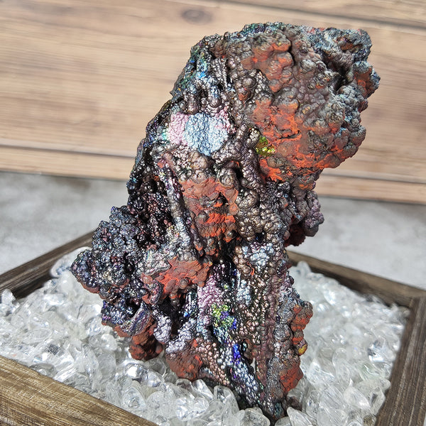 | Top premium rare Iridescent Goethite, Turgite, Hematite, Iridescent | COLOUR: Pink, Purple, Green | 100% natural color |