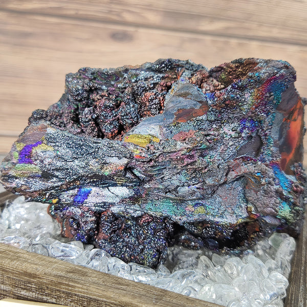 | Top premium rare Iridescent Goethite, Turgite, Hematite, Iridescent | COLOUR: Pink, Purple, Green | 100% natural color |