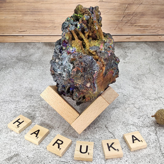| Top premium rare Iridescent Goethite, Turgite, Hematite, Iridescent | COLOUR: Gold | 100% natural color |